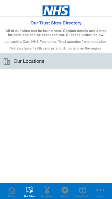 Lancashire Care NHS FT App screenshot 2