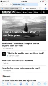 XWeb screenshot #1 for iPhone