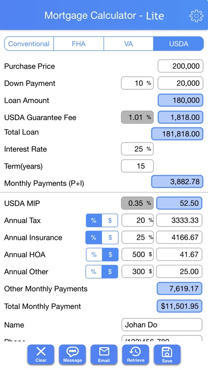 Mortgage Calculator- Lite screenshot-3