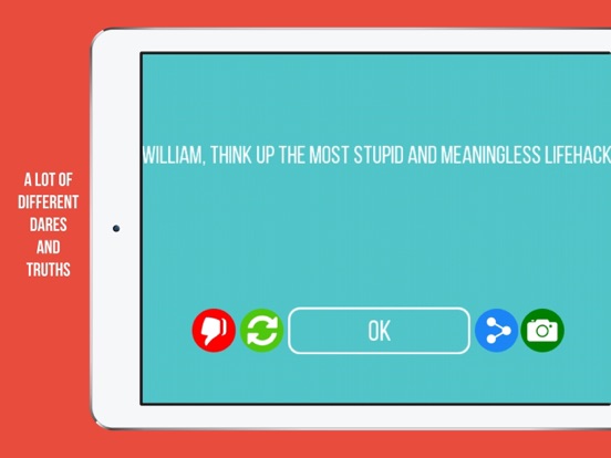 Bottle spin: Truth or Dare iPad screenshot