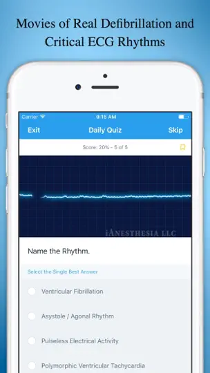 Скриншот ACLS Exam Review - Test Prep For Mastery на iPhone 1