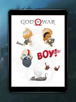 God of War Stickers iPad image 4