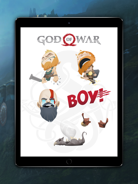 God of War Stickers iPad screenshot 4 - Stickers app
