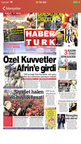 Gazeteler - News screenshot