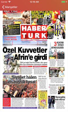 Gazeteler - News screenshot 3