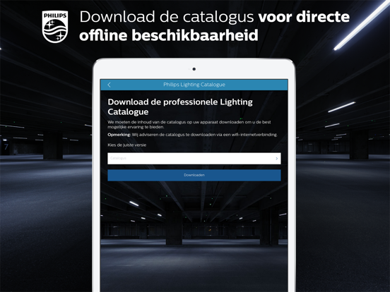 Philips Lighting Catalogue iPad app afbeelding 2