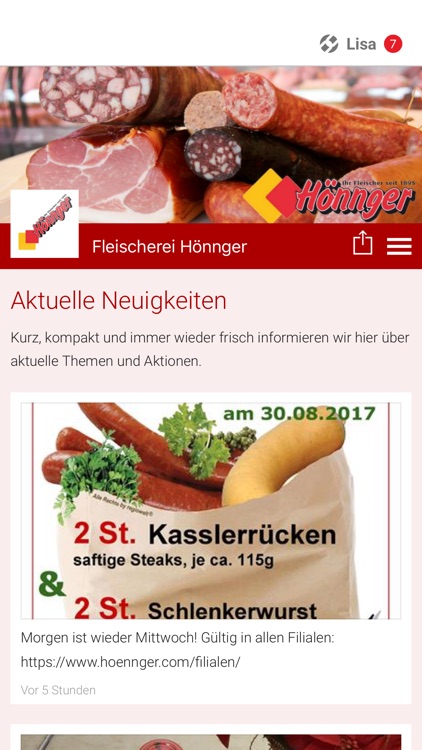 Fleischerei Hönnger