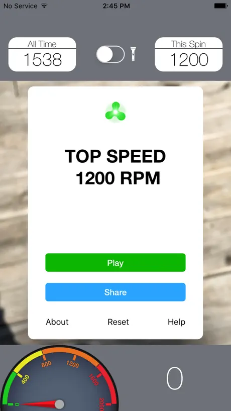 Fidget Spinner Speed Test