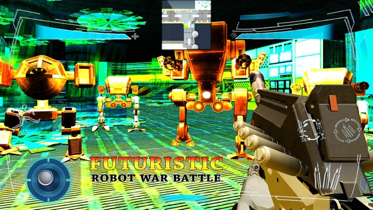 Futuristic Robot War Battle screenshot-4