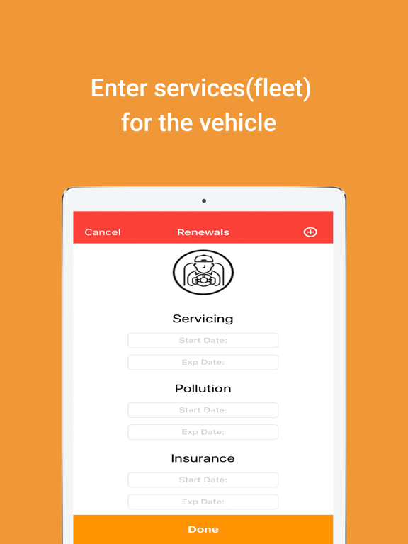Fleet Reminder iPad screenshot