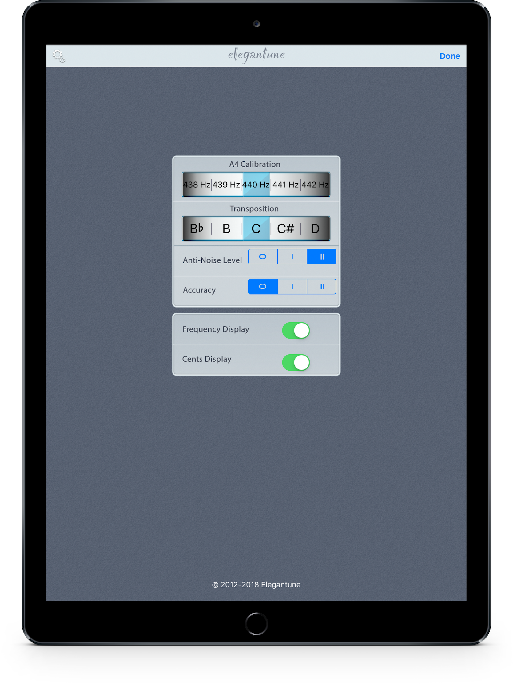 Elegantune Chromatic Tuner Pro