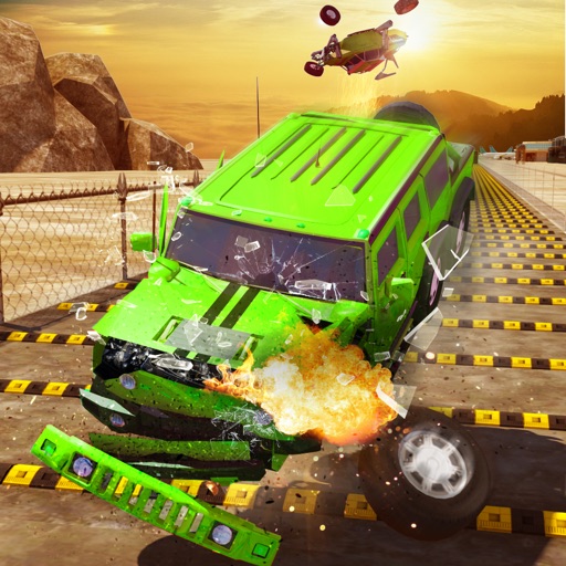 Speed Bump Car Crash Derby 3D Icon