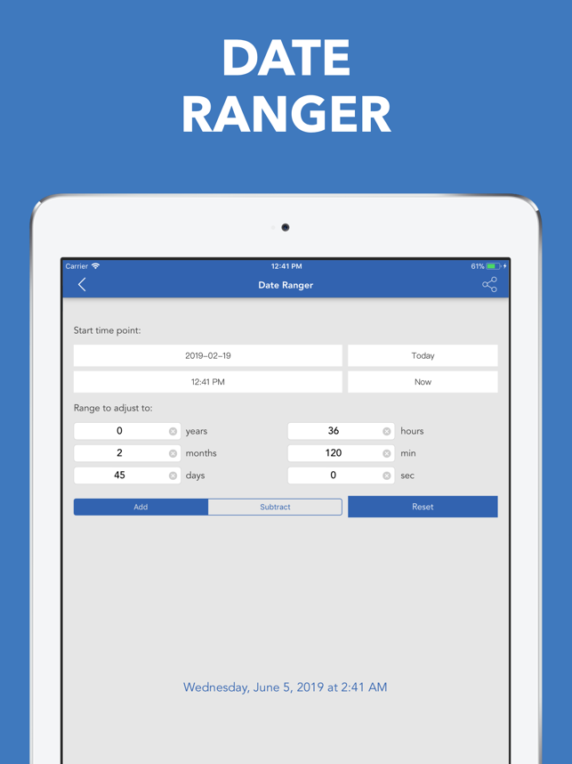 ‎Date & Time Calculator(9 in 1) Screenshot