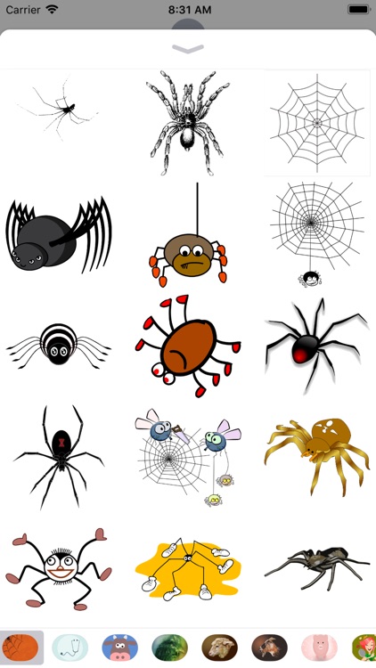 Spider Stickers - Sid Y