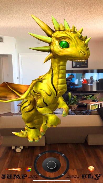 AR Battle Dragons app screenshot 2