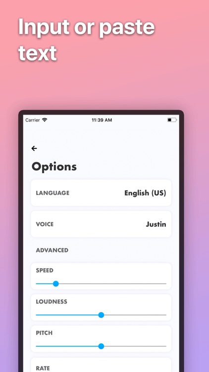 Text to Speech: Voice Over