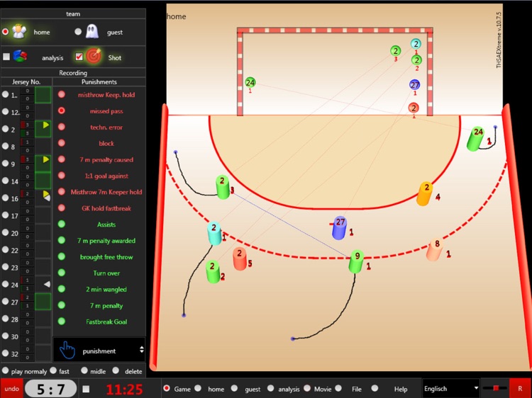 THSAEXtreme-Handball Statistic