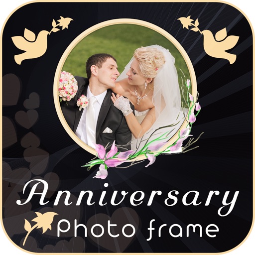 Anniversary Square Photo Frame