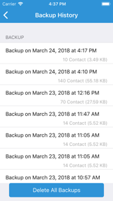 Contact Manager & Backup screenshot