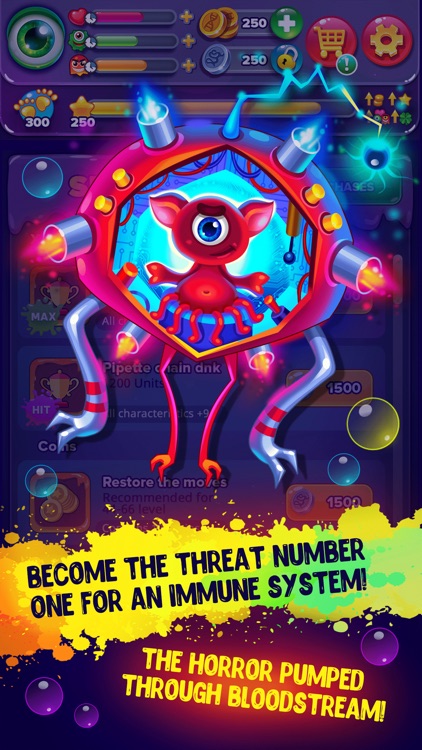 The Bacteria villain simulator