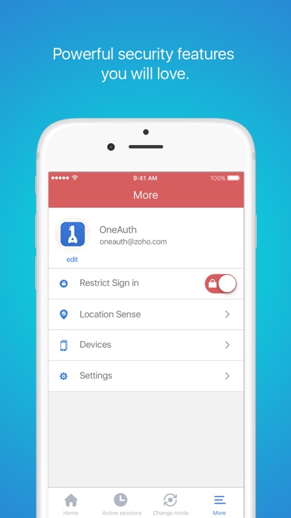 Zoho OneAuth screenshot-3