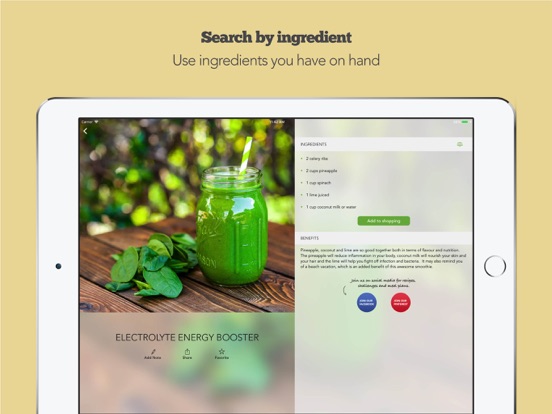 Green Smoothies by Young & Raw iPad app afbeelding 4