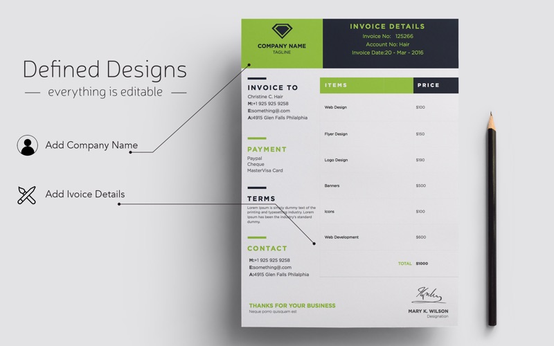 How to cancel & delete invoice templates maker by ca 4