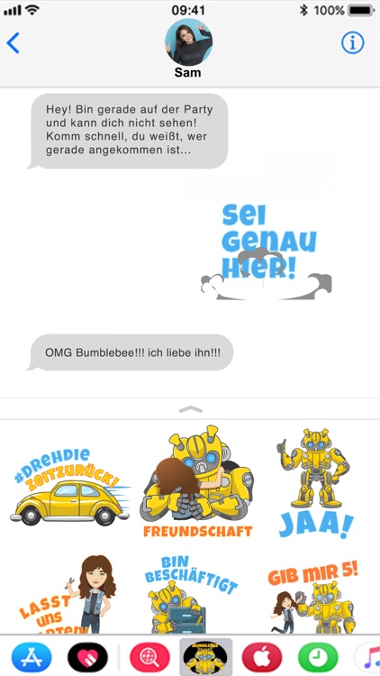 Offizielle Bumblebee Sticker