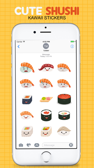 Sushi Kawaii Stickers screenshot 3