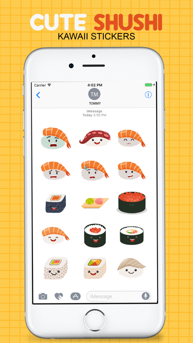 How to cancel & delete Sushi Kawaii Stickers from iphone & ipad 3