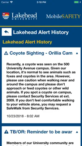 Game screenshot Mobile Safety - Lakehead U hack