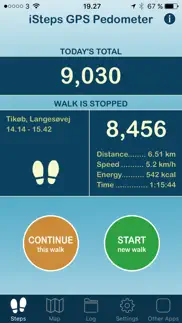 isteps gps pedometer iphone resimleri 1