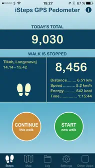 ISteps GPS Pedometer iphone bilder 0