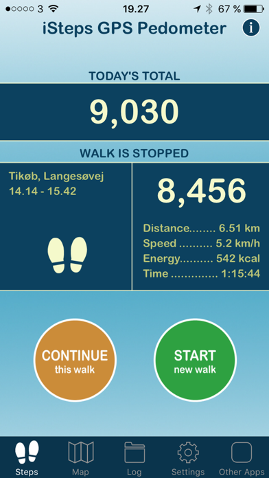 iSteps GPS Pedometerのおすすめ画像1