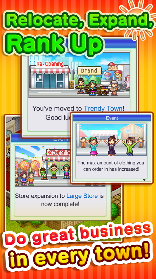 #4. Thrift Store Story (iOS) Podle: Kairosoft Co.,Ltd