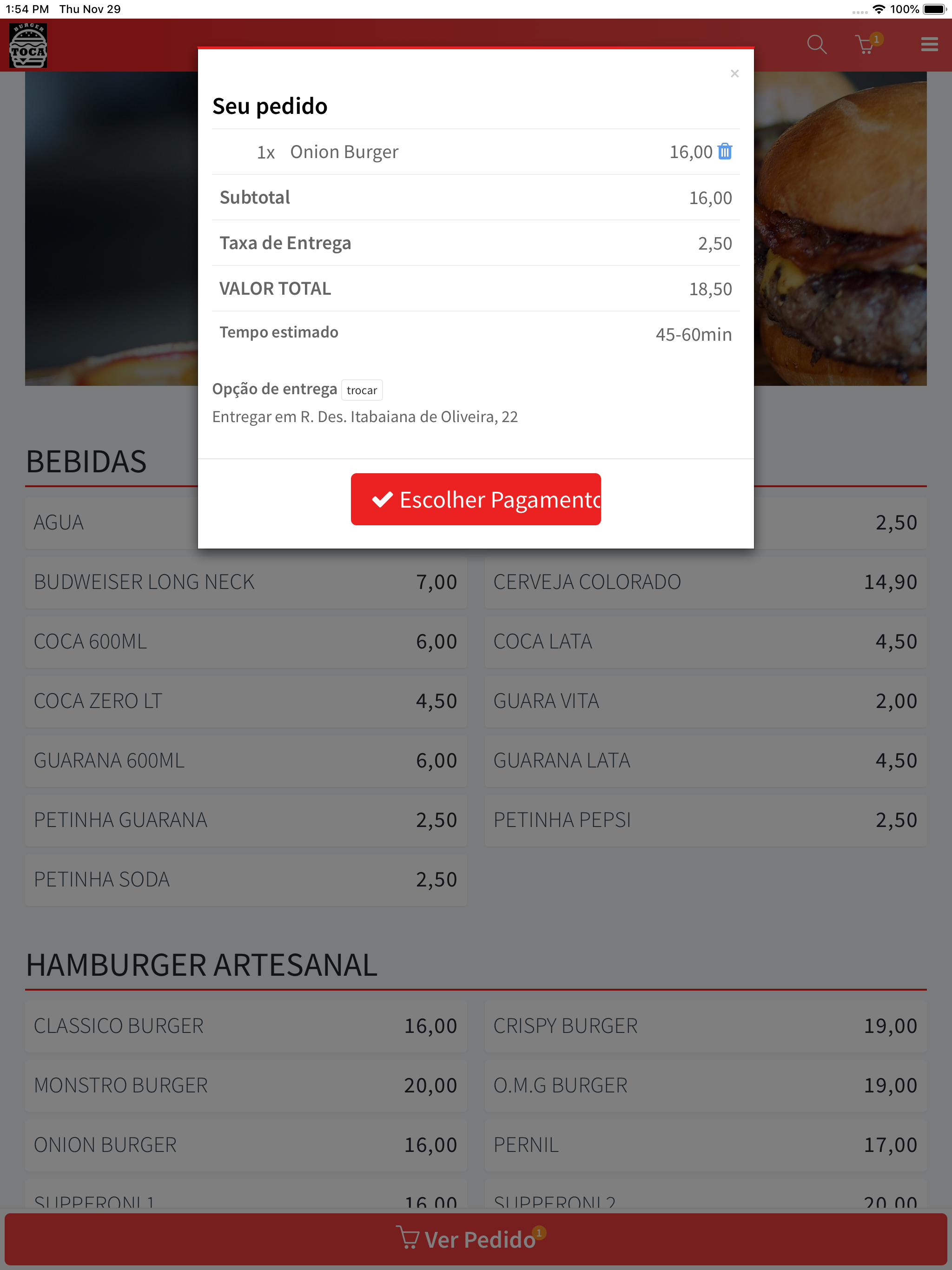 Toca Burger