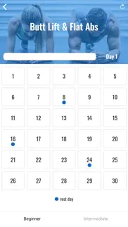 30 day ab & squat challenge iphone screenshot 2