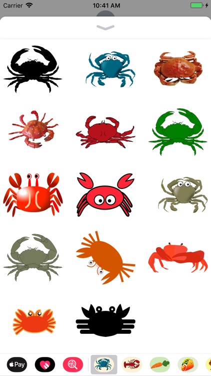 Crabby Crab Stickers