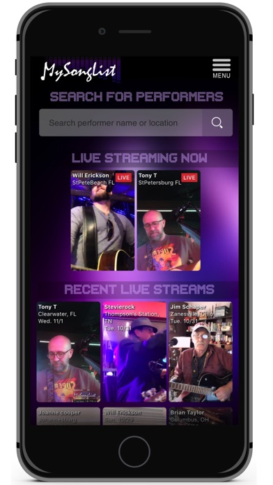 MySongList iPhone screenshot 3 - Entertainment app