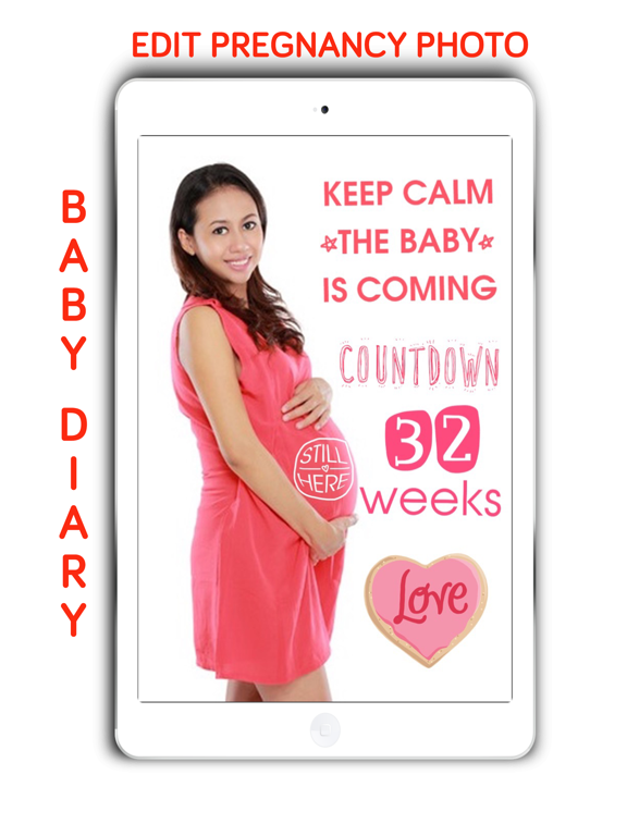Screenshot #5 pour Baby diary Pregnancy Pics Baby Milestones photo