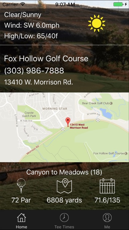 Fox Hollow Golf Tee Times