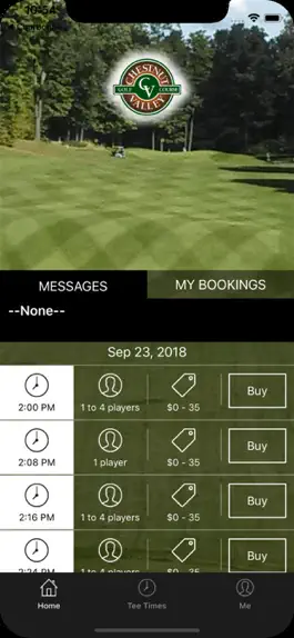 Game screenshot Chestnut Valley Golf Tee Times mod apk
