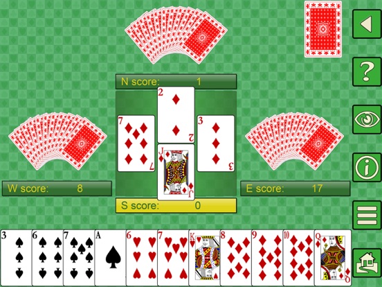 Screenshot #4 pour Hearts V+, classic card game