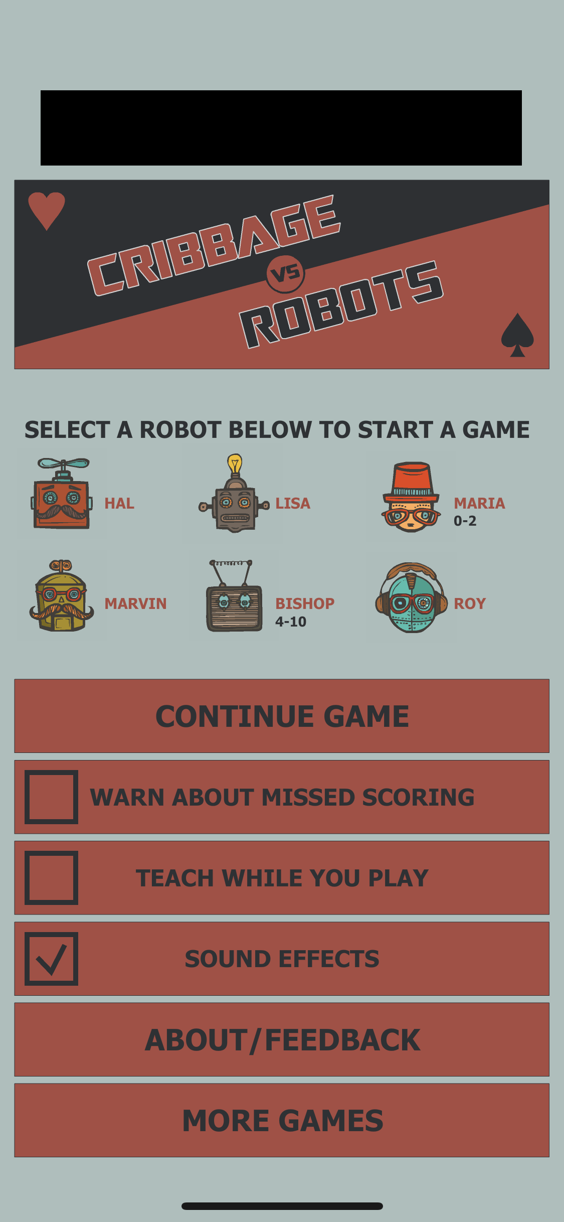 Cribbage vs Robots screenshot 4