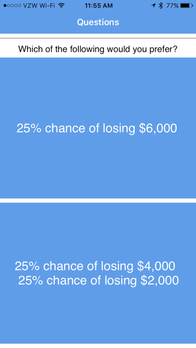 Risktyle iPhone screenshot 2 - Finance app