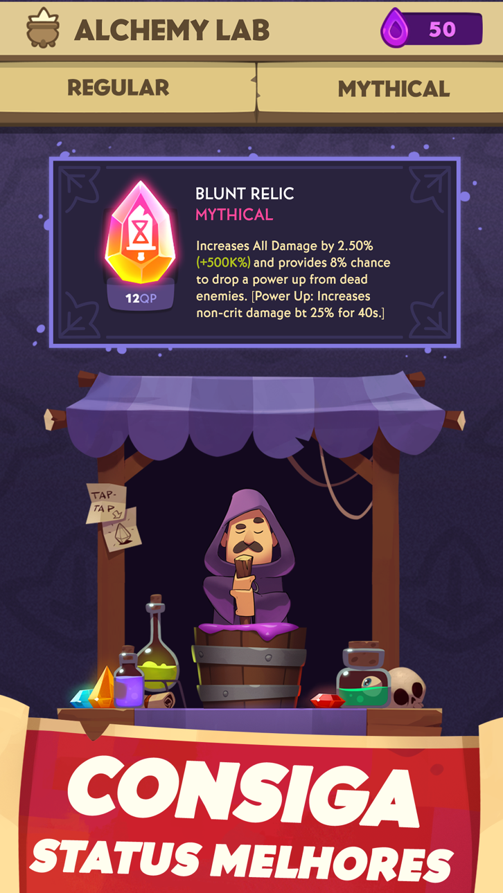 Almost a Hero - Idle Adventure iOS Mod IPA screenshot 3 - iOS game interface