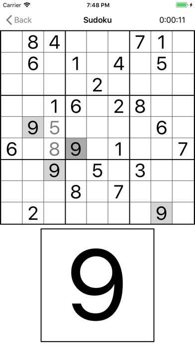 Plain Sudoku screenshot 3