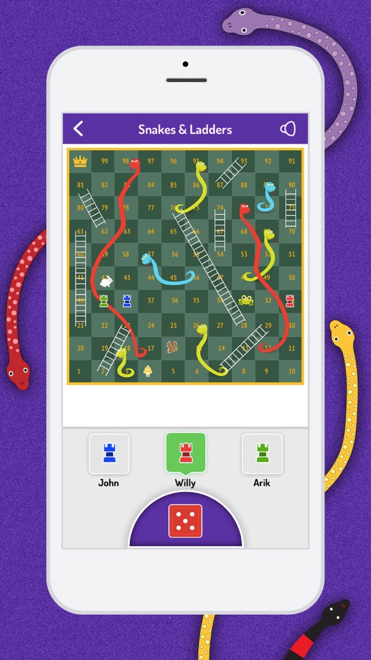 #1. Snakes & Ladders -A Board Game (iOS) 由: Rohit Iyer