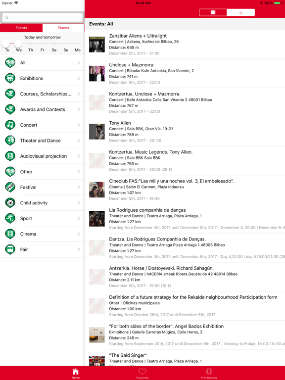 Bilbao Now iPad screenshot 3 - Travel app