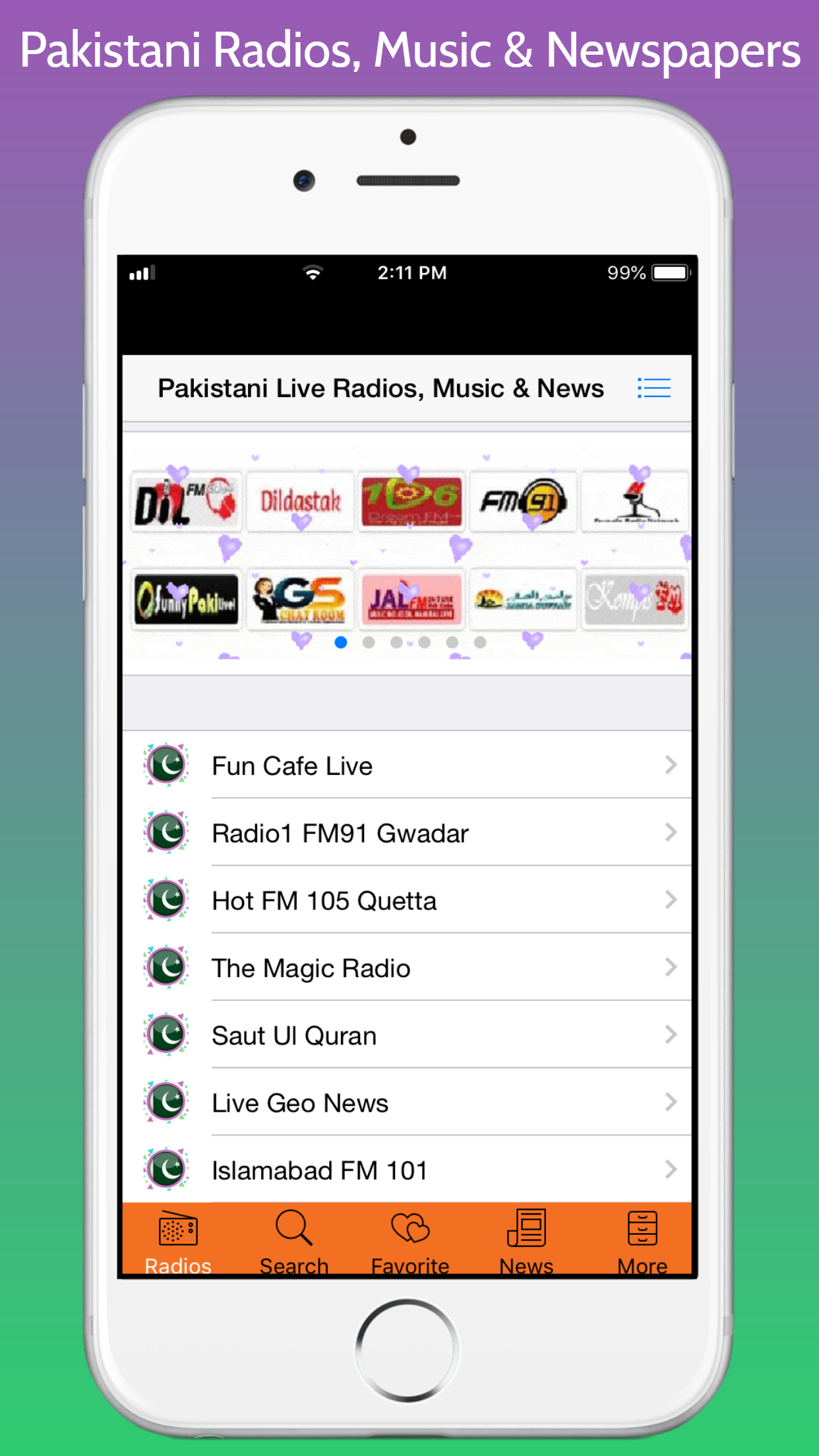 Pakistani Radios, Music & News